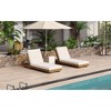NicBex Acacia Wood Outdoor Chaise Lounge Chair with 6-Position Adjustable Backrest, Patio Lounge Chair for Beach, Pool, Garden, Teak - 2 of 4