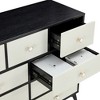 9 Drawers Dresser, MDF Cabinet Wood, for Living Room, Bedroom, Hallways - 3 of 4