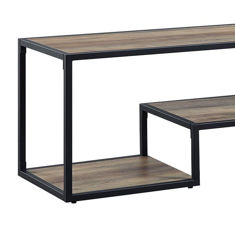 Idella TV Stand for TVs up to 59&#34; and Consoles Rustic Oak/Black - Acme Furniture, 3 of 7