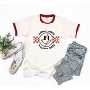 Simply Sage Market Women's Checkered Summer Nights Short Sleeve Ringer Tee - 2 of 2
