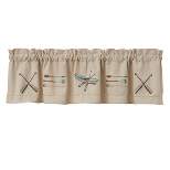 Park Designs Paddles Embroiderd Lined Valance 60X14