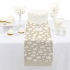 Big Dot of Happiness Tan Daisy Flowers - Petite Floral Party Paper Table Runner - 12 x 60 inches - 2 of 4