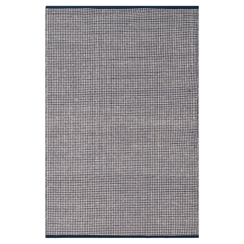 4'x6' Costa Mesa Rug Ivory/Navy - Safavieh