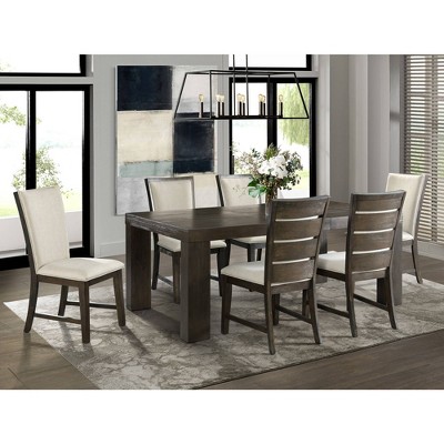 7pc Jasper Extendable Dining Table Set Toasted Walnut - Picket House ...