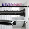 Attop Drill-Free Tension Shower Curtain Rod, 1-Inch Non-Slip Rustproof, Adjustable 28-74 Inch - 4 of 4