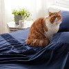 Bedsure | 3-4 Pcs Solid Embossed Soft Sheet & Pillowcase Sets - image 4 of 4