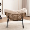 Kumasinova Ultra Plush Chenille Upholstered Rocking Chair,Versatile Accent Glider&Patio Egg Chair for Living Room,Porch,350lbs Max - 3 of 4