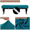 Unique Bargains Stretch Anti-Dust Protecting Dining Chair Slipcovers for 42" - 54" Bench - 3 of 4