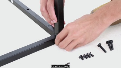 Nature Adjustable Height Melamine Veneer Computer Desk