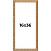 PosterPalooza | 16x36 Modern Bamboo Picture Frame, UV Acrylic, 5 Finishes - 2 of 4