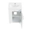 Akoasm 20 in. W Sink Bathroom Vanity Cabinet with Adjustable Shelf and Two-tier Shelf-White - 3 of 4