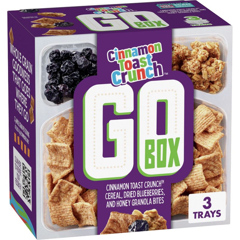 Cinnamon Toast Crunch Cereal Go Box - 3ct / 7.74oz, 1 of 9