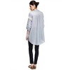Women's Button Up Lace Trim Tunic - KORI - 3 of 3
