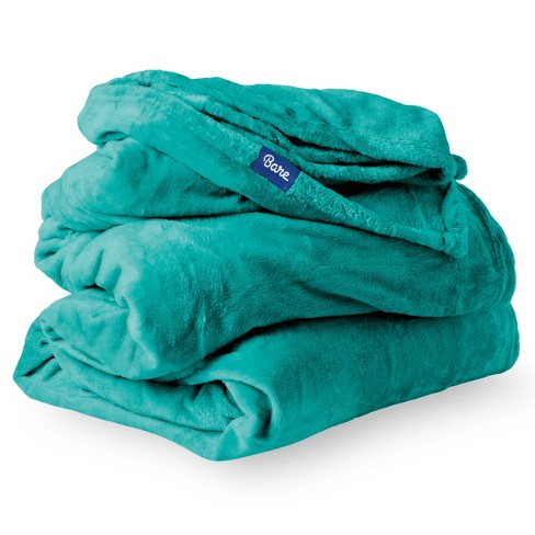 Emerald Microplush Twin/twin Xl Fleece Blanket By Bare Home : Target