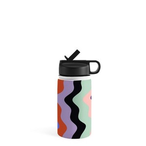 MariaMariaCreative Waves Stripe Multi Water Bottle - Society6 - 1 of 4