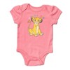 Disney Minnie Mouse Mickey Mouse Marie Baby Girls Bodysuit Pants and Headband 3 Piece Outfit Set Newborn to Infant - 3 of 4