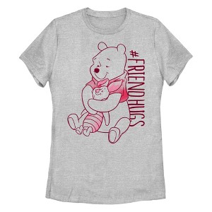 Women's Winnie the Pooh Friend Hugs T-Shirt - 1 of 4