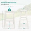 Arceso Outdoor Bar Stools , 25 Inch HDPE Counter Height Bar Stools, All Weather Resistant Patio Bar Stools for Balcony, Backyard - 2 of 4