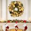 22 Inch Christmas Wreath with Lights - 2 of 4