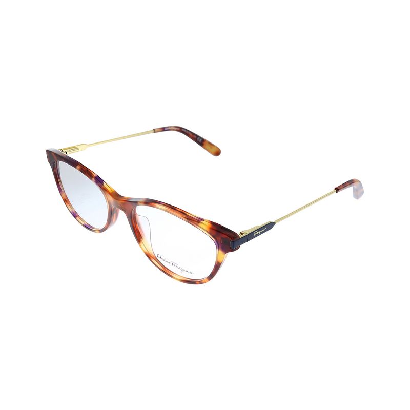 Salvatore Ferragamo SF 2852 214 Womens Cat-Eye Eyeglasses Havana 52mm, 1 of 4