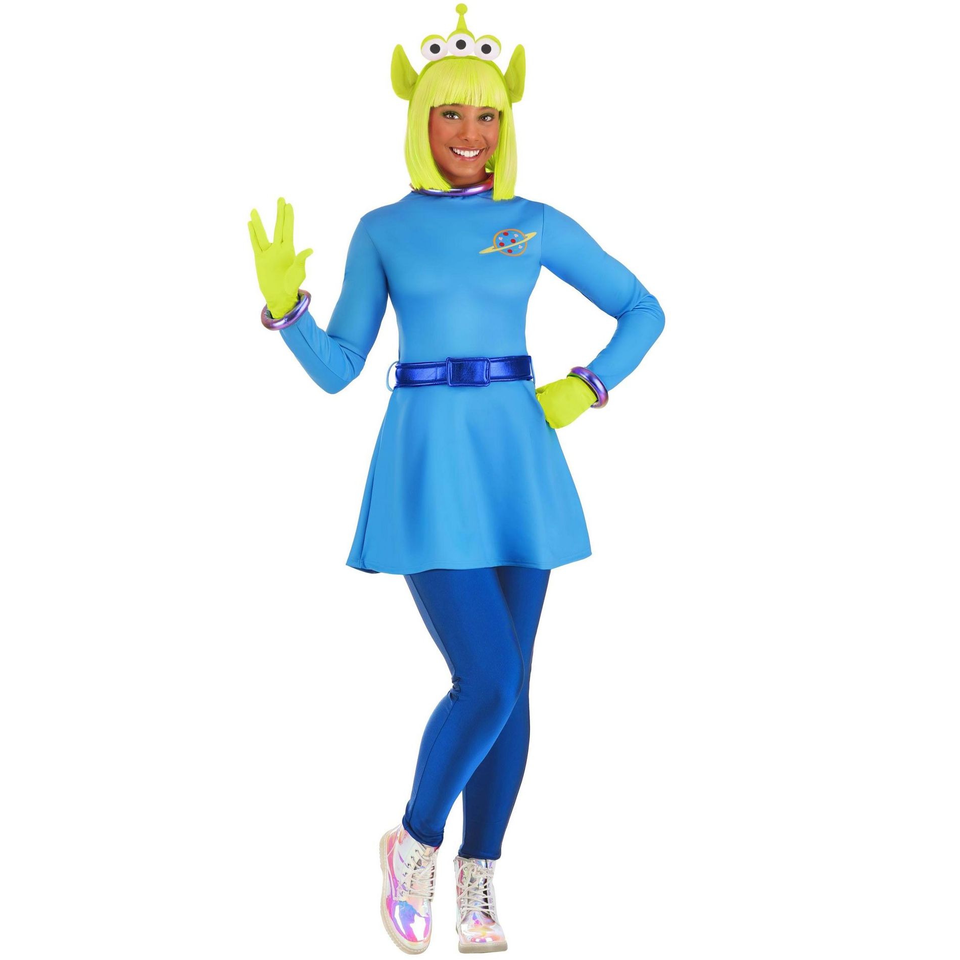HalloweenCostumes.com Disney and Pixar Toy Story Alien Women's Costume Dress | Adult Disney Costumes