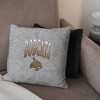 NCAA Texas State Bobcats 16" Heather Gray Sweatshirt Pillow - 3 of 4