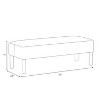 Cushioned Bench - Hearth & Hand™ with Magnolia - 4 of 4