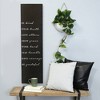 Stratton Home Decor 11.81" x 44.09" Be Kind Oversized Wall Art Black: Modern MDF Typography, Vertical Wall Sign Panel - image 2 of 4