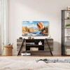 47 Inch TV Stands,Wood Entertainment Center with Adjustable Shelves and U-Shaped Metal Legs, Modern TV Console for Living Room Bedroom - 2 of 4