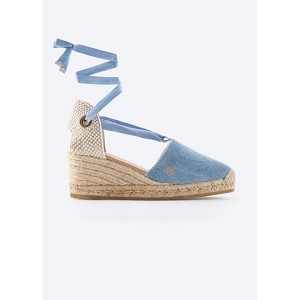 Escala Limited Edition Canvas Espadrille Wedges - 1 of 4