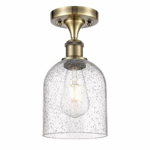 Bella - 1 Light Semi-Flush Mount In Industrial Style-10.75 Inches Tall and 5.5 Inches Wide - 1 of 1