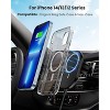 HANPURE Magnetic Wireless Car Charger 18W Compatible with Mag-Safe Car Mount Charger for iPhone 14/13/12 Series Black - 2 of 4