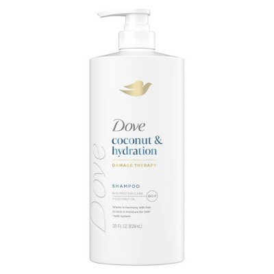 Dove Beauty Coconut Hydration Shampoo Pump with Coconut Oil & Bio-Protein Care - 28 fl oz