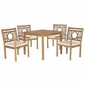 Montclair 5 Pc Dining Set - Outdoor - PAT6721 - Safavieh - 1 of 4