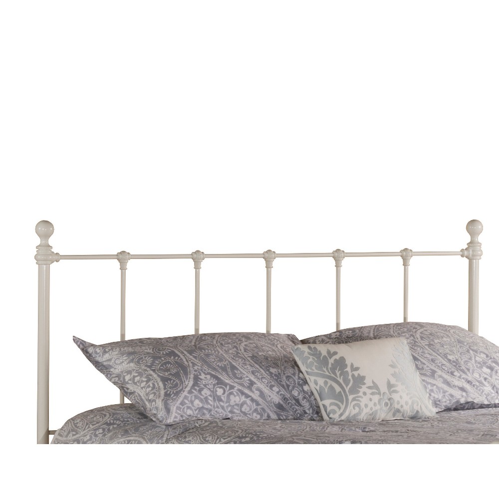 Photos - Wardrobe Hillsdale Furniture Queen Molly Metal Headboard with Frame White