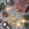 FURNIinspire Decorative Holiday Scene Props Christmas Display Snowflake Hanging Ornament Home Decor Accents for Party, Gold, 3.5"*0.4"*3.5" - 2 of 4