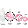 Big Dot of Happiness Rodeo Cowgirl - Pink Western Party Giant Circle Confetti - Party Decorations - Large Confetti 27 Count - 3 of 4