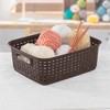 Sterilite Short Weave Wicker Pattern Storage Container Basket - 3 of 4