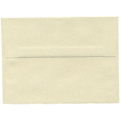 JAM Paper A6 Passport Invitation Envelopes 4.75 x 6.5 Gypsum Recycled 25/Pack (41346)