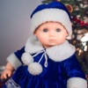 The Queen's Treasures 15 In Doll Clothes Blue Velvet Complete Dress Outfit - 3 of 4