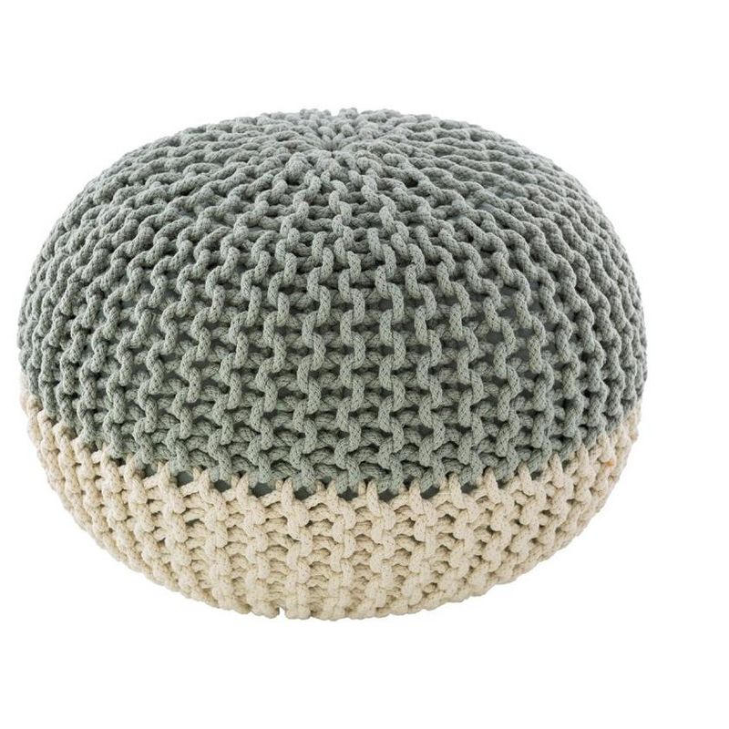 Mark & Day Mank 14"H x 20"W x 20"D Texture Pouf, 1 of 3
