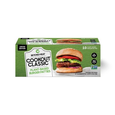 Beyond Meat Cookout Classic Plant Based Burger Patties - Frozen - 10pk ...