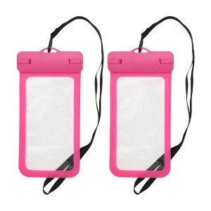 Unique Bargains Wide Side Mobile Waterproof Bag 4.92"x9.65" 2 Pcs - 1 of 4