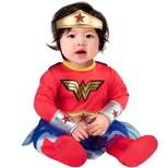 Baby Wonder Woman Halloween Costume Jumpsuit with Headpiece