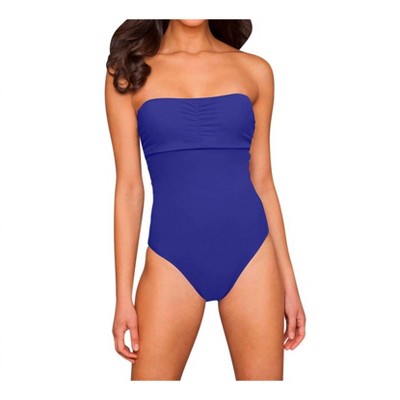 Women's Underwire Bandeau One Piece Swimsuit - PHAX
