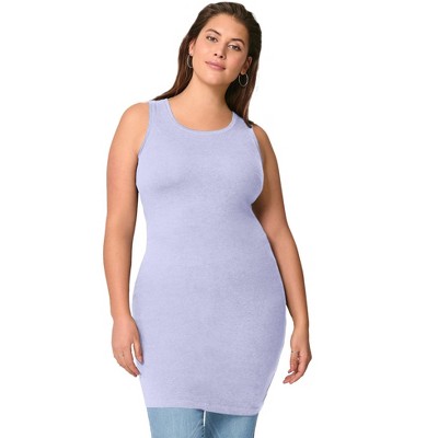 ellos Plus Size Long Sleeveless Tank