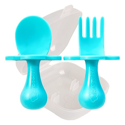 Grabease Silicone Baby Feeding Set - Essential Baby Feeding Supplies For  Portion Control And Baby-led Weaning - Suction Bottoms 4 Piece Set, Teal :  Target