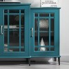 VYNXARIA 62" TV Stand, Buffet Sideboard Cabinet, Teal Blue - 4 of 4