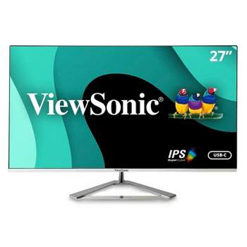 ViewSonic VX2776-4K-MHDU 27 Inch 4K IPS Monitor with Ultra HD Resolution, 2 Way Powered 65W USB C, HDR10 Content Support, Thin Bezels, HDMI and