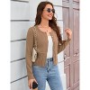 Women's Knit Cardigans Long Sleeve Button Dwon Lightweight Cardigan Sweaters Trendy Fall Outfits - 3 of 4